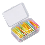 60Pcs Interdental Brush Floss Interdental Cleaning Brush with PP Handle for Adults Children Oral Care