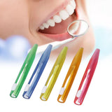 60Pcs Interdental Brush Floss Interdental Cleaning Brush with PP Handle for Adults Children Oral Care
