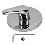 Concealed Shower Faucet Hot Cold Water Rust Proof Wall Mounted Mixer Tap for Home Hotel