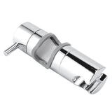 Shower Head Holder ABS Chromeplate Adjustable Anti Slip Shower Slide Rail Bar Holder for Bathroom