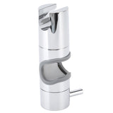 Shower Head Holder ABS Chromeplate Adjustable Anti Slip Shower Slide Rail Bar Holder for Bathroom - Front View