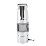 Shower Head Holder ABS Chromeplate Adjustable Anti Slip Shower Slide Rail Bar Holder for Bathroom - Top-Down View
