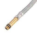 Sink Faucet G1/2 Thread Hot Cold Water Tap White Leaking Resistant Corrosion Proof Bathroom Sink Faucet for Home Use Short Style