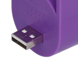 Car Air Purifier Negative Ion Plug in Smoke Removing USB Powered 5V for Home OfficePurple - Extra Image