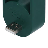 Car Air Purifier Negative Ion Plug in Smoke Removing USB Powered 5V for Home OfficeGreen