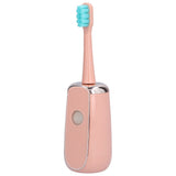 Electric Toothbrush Portable USB Charging IPX7 Waterproof Ultrasonic Toothbrush with Sterilization BoxPink - 45-Degree Angle