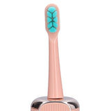 Electric Toothbrush Portable USB Charging IPX7 Waterproof Ultrasonic Toothbrush with Sterilization BoxPink