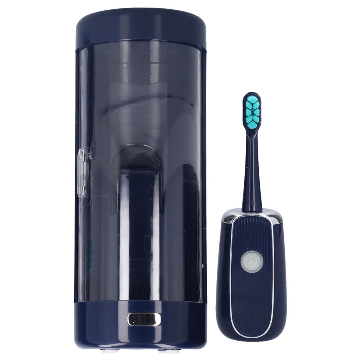 Electric Toothbrush Portable USB Charging IPX7 Waterproof Ultrasonic Toothbrush with Sterilization BoxBlue