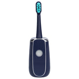 Electric Toothbrush Portable USB Charging IPX7 Waterproof Ultrasonic Toothbrush with Sterilization BoxBlue