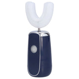 Electric Toothbrush Portable USB Charging IPX7 Waterproof Ultrasonic Toothbrush with Sterilization BoxBlue