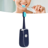 Electric Toothbrush Portable USB Charging IPX7 Waterproof Ultrasonic Toothbrush with Sterilization BoxBlue
