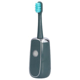 Electric Toothbrush Portable USB Charging IPX7 Waterproof Ultrasonic Toothbrush with Sterilization BoxGreen - Top-Down View