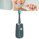 Electric Toothbrush Portable USB Charging IPX7 Waterproof Ultrasonic Toothbrush with Sterilization BoxGreen