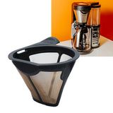 Coffee Filter Screen Replacement Washable Reusable Coffee Strainer for NINJA CF097 CF090 CF091 - Extra Image