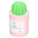 280ml Cactus Desktop Humidifier USB Power Supply Mute Nano Atomization HumidifierPink - Side View