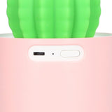 280ml Cactus Desktop Humidifier USB Power Supply Mute Nano Atomization HumidifierPink - Extra Image