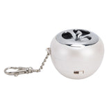 Mini Portable ABS Speaker USB Rechargeable 3W Loudspeaker 200mAh with Colorful Night Light - 45-Degree Angle