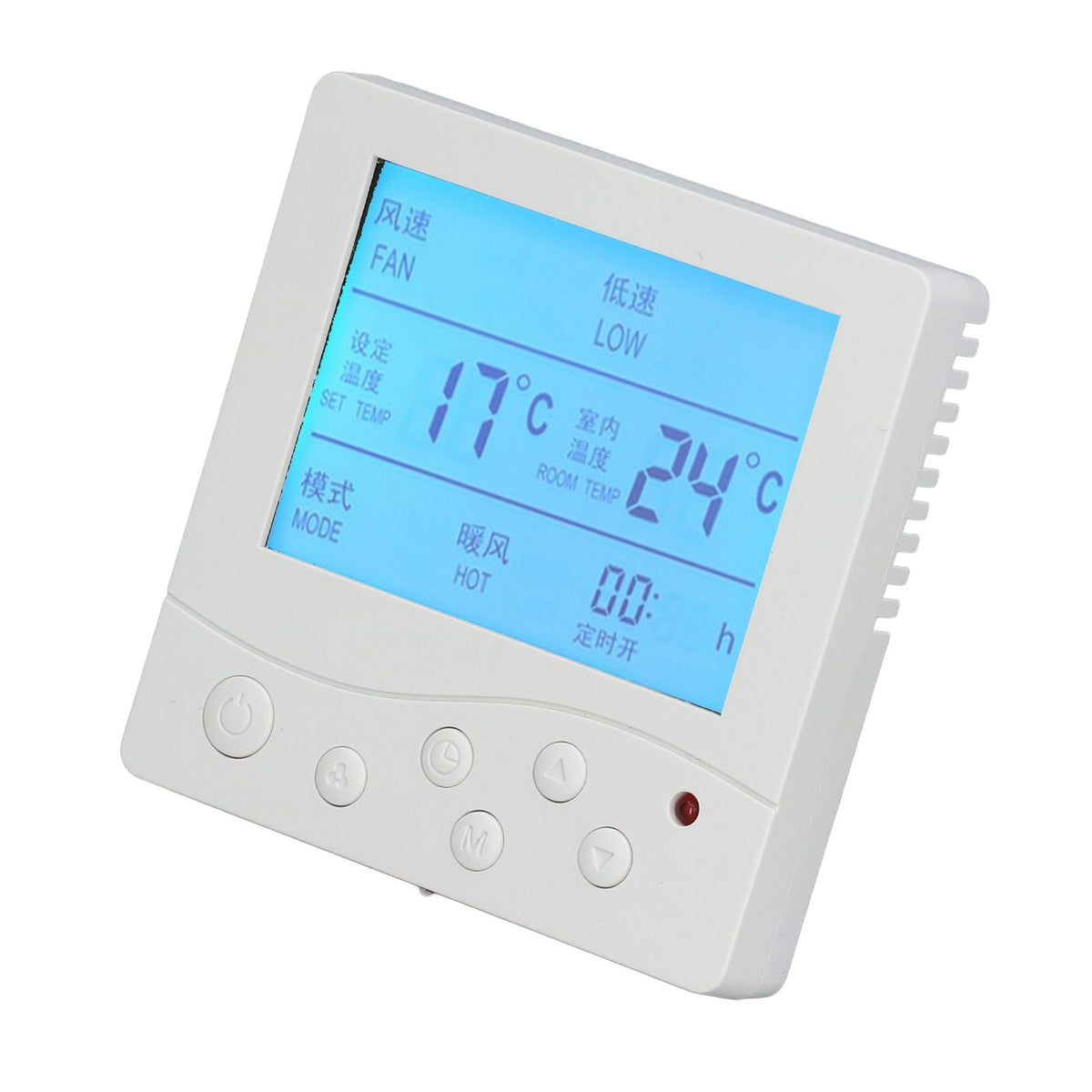 Central Air Conditioning Thermostat Reliable Anti Interference Smart LCD Thermostat for Home 220V