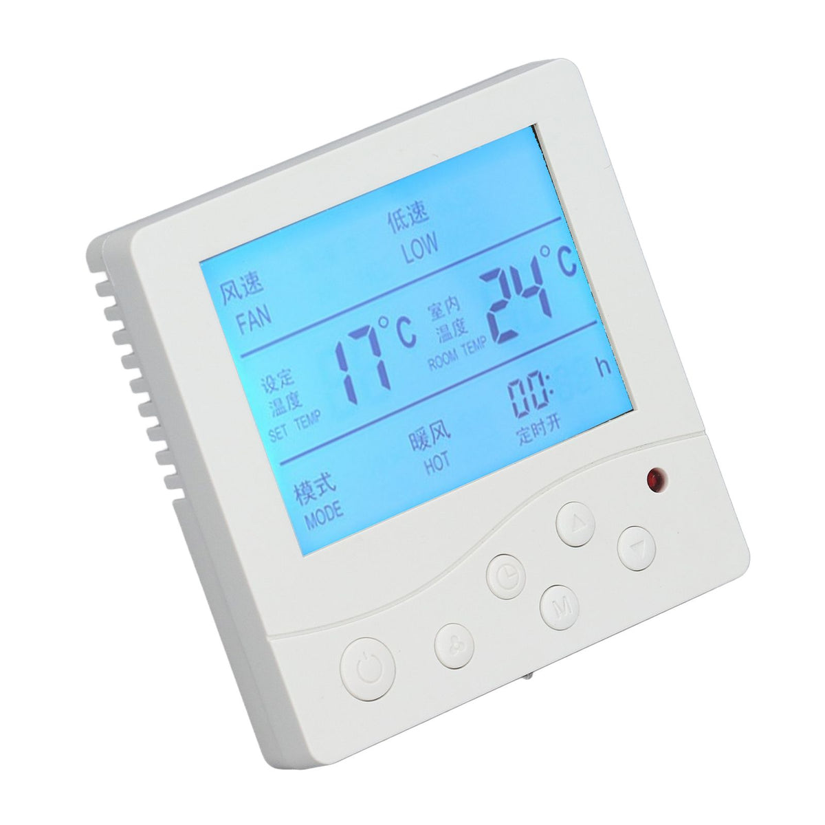 Central Air Conditioning Thermostat Reliable Anti Interference Smart LCD Thermostat for Home 220V