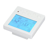 Central Air Conditioning Thermostat Reliable Anti Interference Smart LCD Thermostat for Home 220V - Low Angle