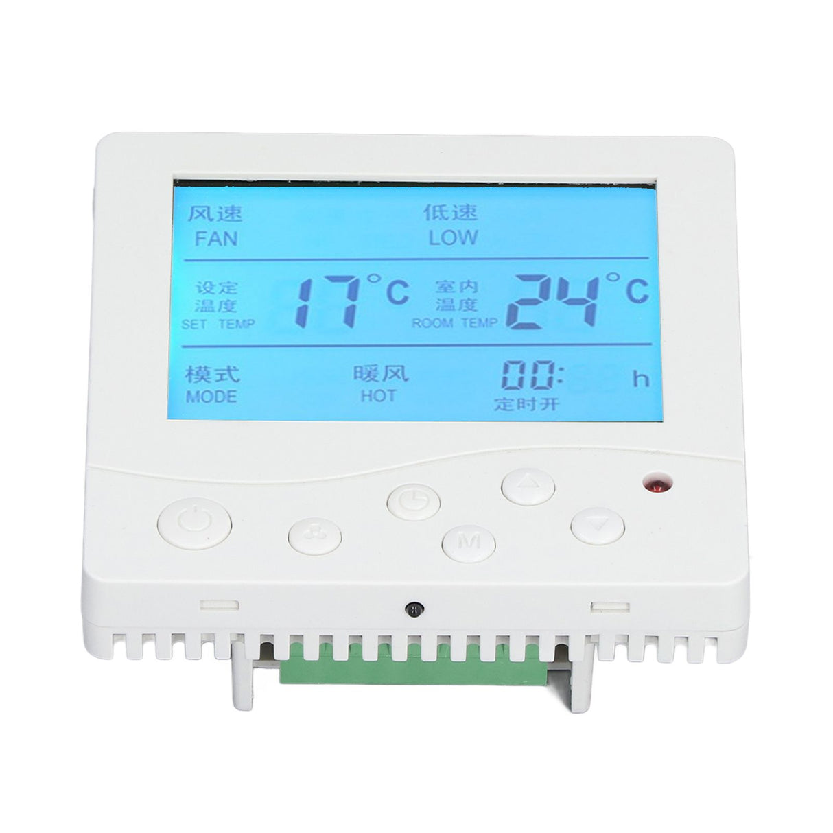 Central Air Conditioning Thermostat Reliable Anti Interference Smart LCD Thermostat for Home 220V