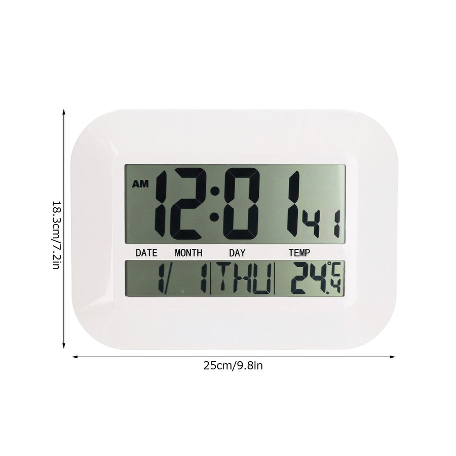 Electronic Alarm Clock Real Time Temperature Monitoring Ingenious Setting Desk Type Electronic Clock