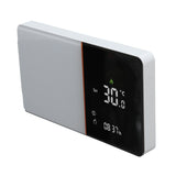 Smart Thermostat Fast Reading High Accuracy Support Multi Language Dual Sensor LCD Thermostat for Home AC95~240V - Low Angle