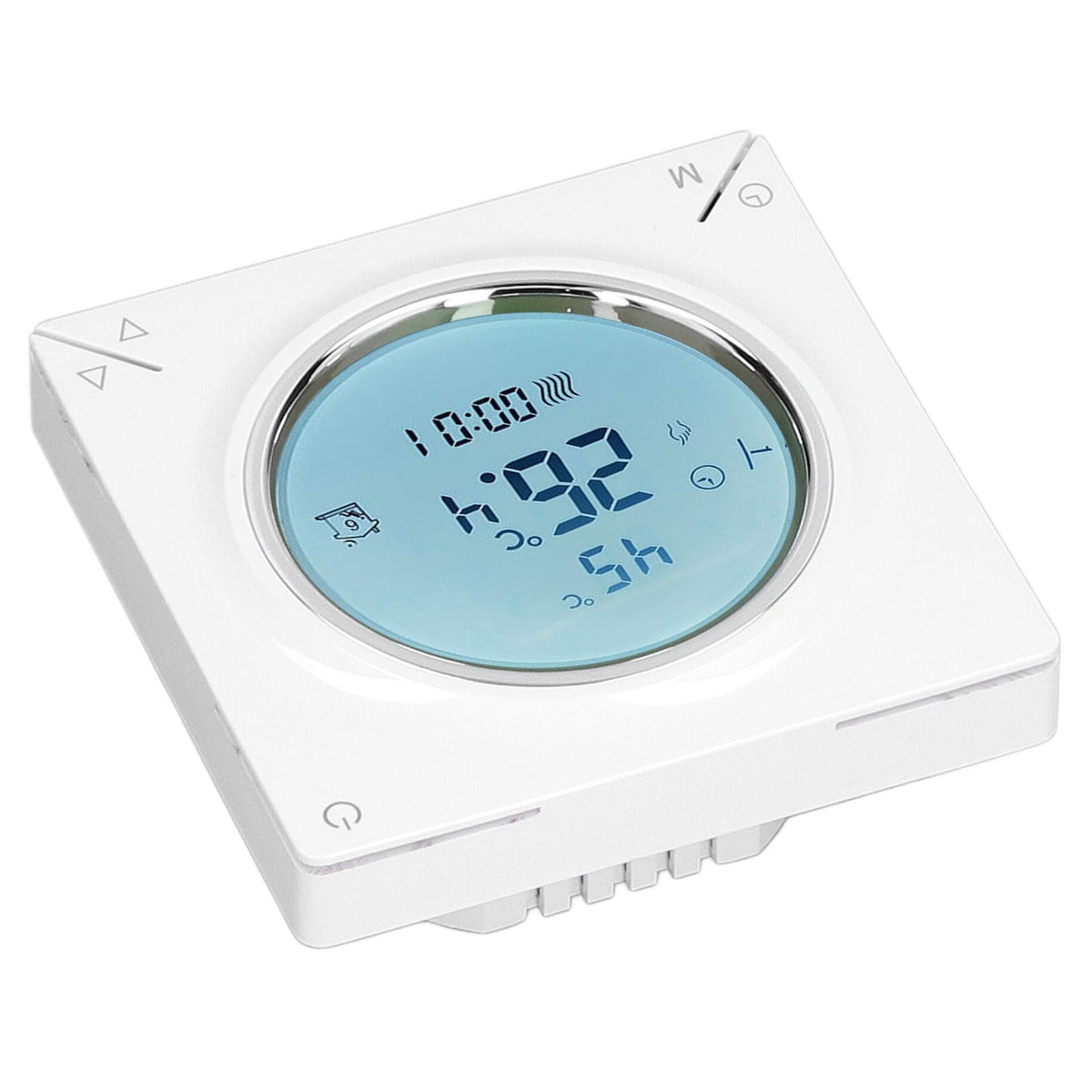 Smart Thermostat Fast Reading Reliable Chip Strong Anti Interference Practical LCD Screen Thermostat for Home