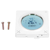 Smart Thermostat Fast Reading Reliable Chip Strong Anti Interference Practical LCD Screen Thermostat for Home - 45-Degree Angle
