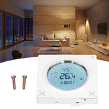 Smart Thermostat Fast Reading Reliable Chip Strong Anti Interference Practical LCD Screen Thermostat for Home - Extra Image