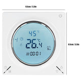 Smart Thermostat Fast Reading Reliable Chip Strong Anti Interference Practical LCD Screen Thermostat for Home