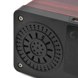 Speaker Red Double Speaker Digital Display Clock 360° Three Dimensional Surround Wooden Speaker Subwoofer - Extra Image