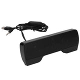 Laptop Speakers USB Powered Wired Monitor Soundbar Stereo Sound with Screen Clip for Monitor Notebook Tablets TV