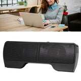 Laptop Speakers USB Powered Wired Monitor Soundbar Stereo Sound with Screen Clip for Monitor Notebook Tablets TV - Extra Image