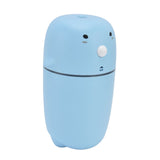 Air Humidifier Mini Cute 300ml 2 Modes USB Rechargeable Electric Cool Mist Purifier with USB Cable for Car Home OfficeBlue