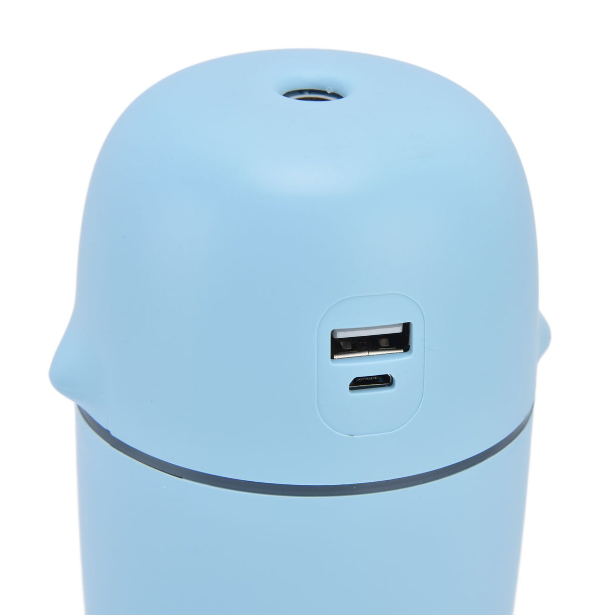 Air Humidifier Mini Cute 300ml 2 Modes USB Rechargeable Electric Cool Mist Purifier with USB Cable for Car Home OfficeBlue