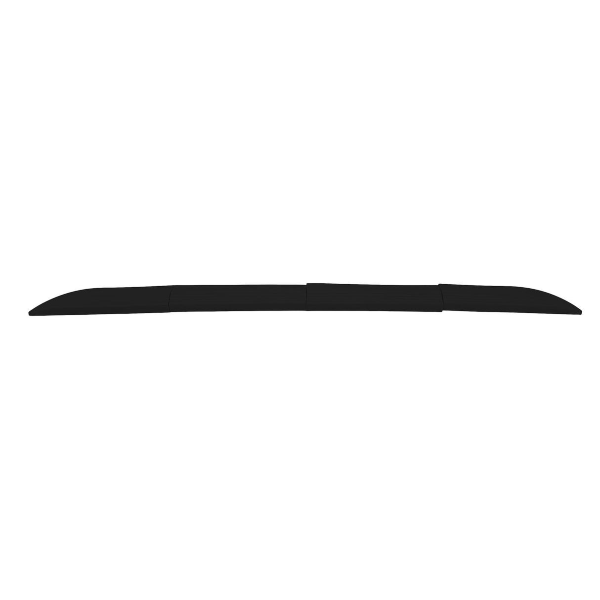 4PCS Universal Sweeper Door Sill Stair Wheelchair Door Sill Free Assembly Rubber Door Threshold ProtectBlack