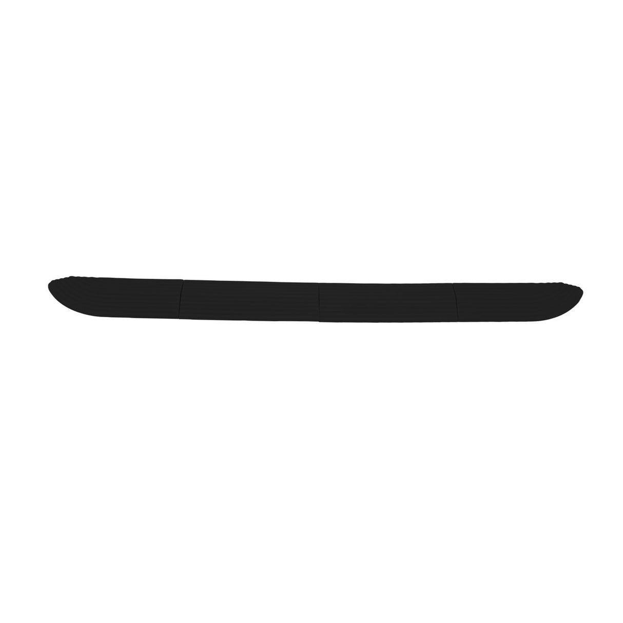 4PCS Universal Sweeper Door Sill Stair Wheelchair Door Sill Free Assembly Rubber Door Threshold ProtectBlack
