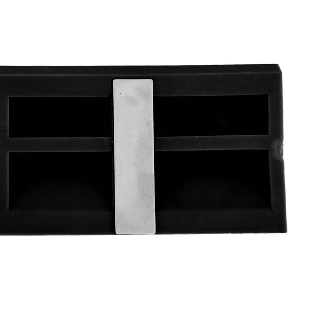 4PCS Universal Sweeper Door Sill Stair Wheelchair Door Sill Free Assembly Rubber Door Threshold ProtectBlack