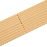 4PCS Universal Sweeper Door Sill Stair Wheelchair Door Sill Free Assembly Rubber Door Threshold ProtectBeige - Extra Image
