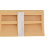 4PCS Universal Sweeper Door Sill Stair Wheelchair Door Sill Free Assembly Rubber Door Threshold ProtectBeige