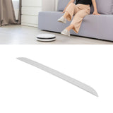4PCS Universal Sweeper Door Sill Stair Wheelchair Door Sill Free Assembly Rubber Door Threshold ProtectWhite
