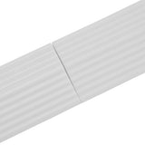 4PCS Universal Sweeper Door Sill Stair Wheelchair Door Sill Free Assembly Rubber Door Threshold ProtectWhite
