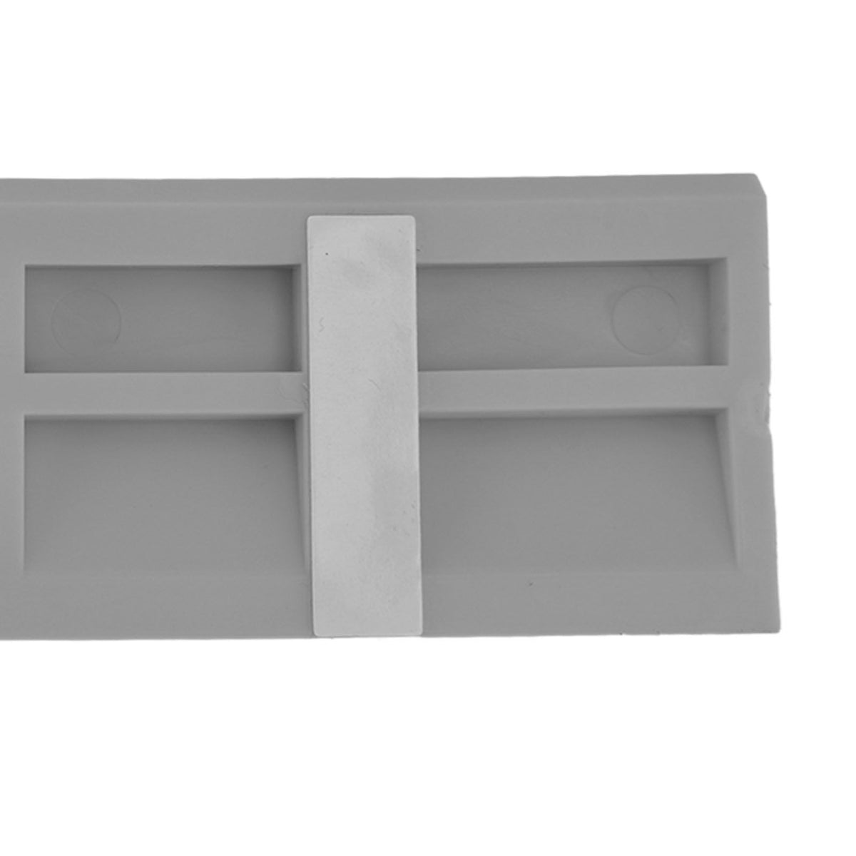 4PCS Universal Sweeper Door Sill Stair Wheelchair Door Sill Free Assembly Rubber Door Threshold ProtectGrey