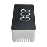 LED Clock Multifunctional USB Powered 3 Lighting Modes Snooze Time Celsius Fahrenheit Display Digital Alarm ClockWhite