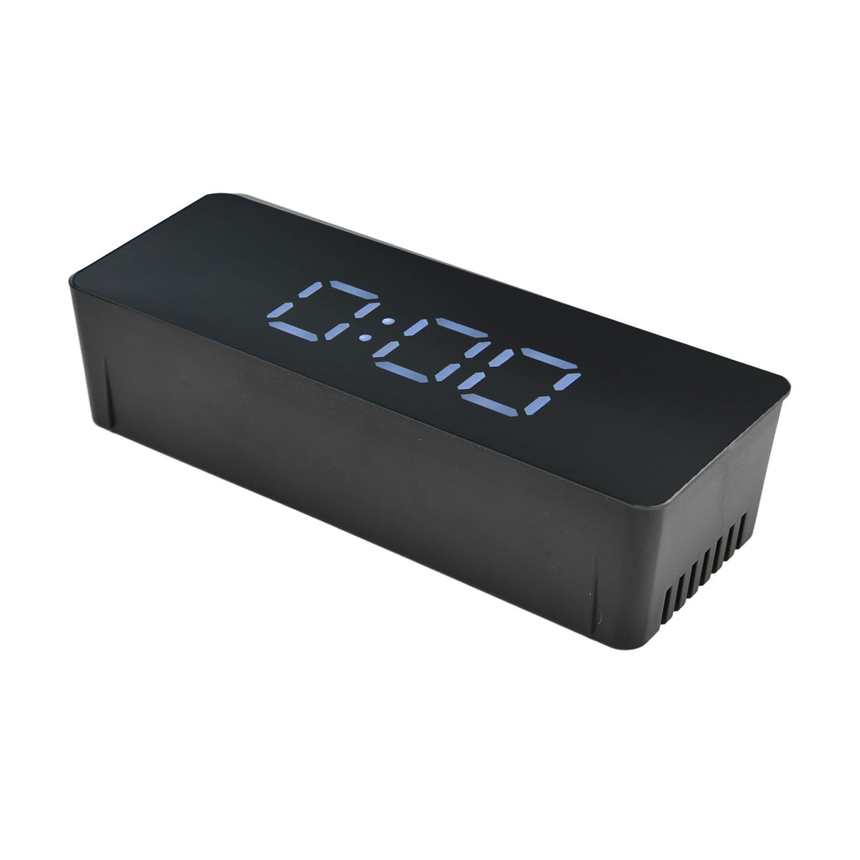 LED Clock Multifunctional USB Powered 3 Lighting Modes Snooze Time Celsius Fahrenheit Display Digital Alarm ClockBlack