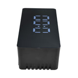 LED Clock Multifunctional USB Powered 3 Lighting Modes Snooze Time Celsius Fahrenheit Display Digital Alarm ClockBlack