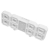 Digital Wall Clock Modern Design Temperature Display Alarm Function Sound Control Auto Sleep LED Wall ClockWhite