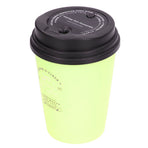 USB Humidifier 300ml Coffee Cup Low Noise Auto Off Compact Lightweight Space Saving Mini Humidifier for Car Home OfficeGreen