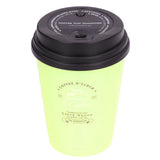 USB Humidifier 300ml Coffee Cup Low Noise Auto Off Compact Lightweight Space Saving Mini Humidifier for Car Home OfficeGreen - Top-Down View